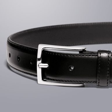Barbour Albyn Leather Webbing Belt — Military Brown