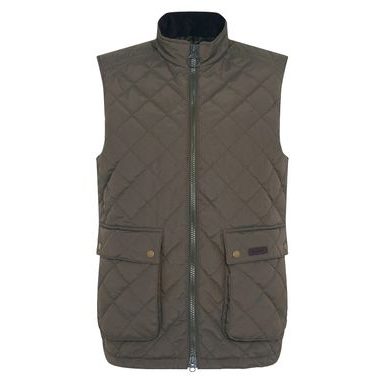 Barbour Fernwood Quilted Gilet — Dark Olive