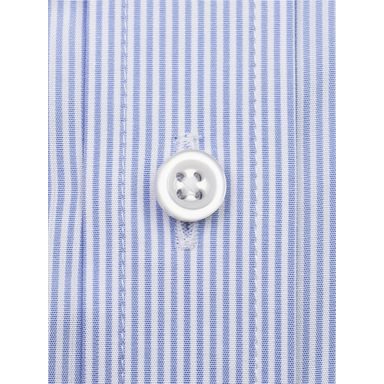 Charles Tyrwhitt Spread Collar Non-Iron Bengal Stripe Shirt — Royal Blue