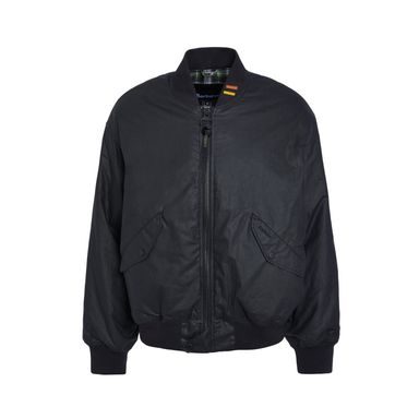 Barbour JBS Wax Flight Jacket — Classic Black