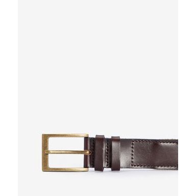 Barbour Nevis Webbing Belt — Dark Olive