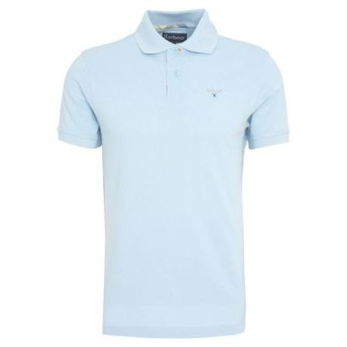 Barbour Buston Knitted Polo Shirt — Chambray
