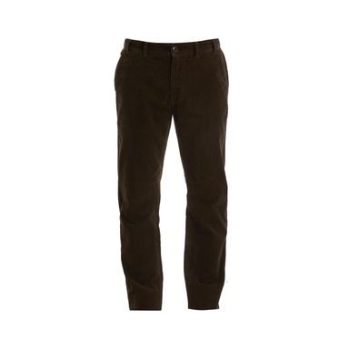 Barbour Neuston Stretch-Cord Trousers — Dark Olive