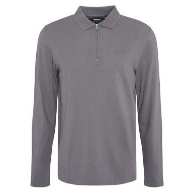 Peregrine Beauford Polo Shirt — Light Grey