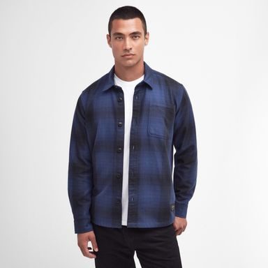 Barbour International Stoke Overshirt — Cobalt Blue