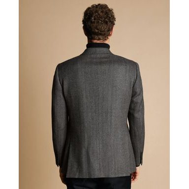 Charles Tyrwhitt Twill Wool Texture Jacket