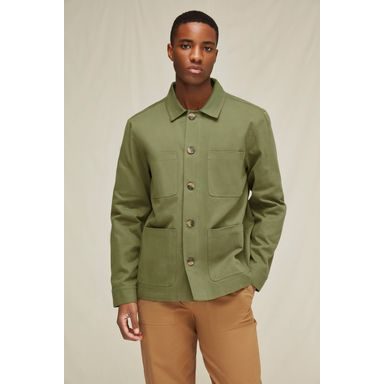 Revolution Overshirt Zip — Dark Green