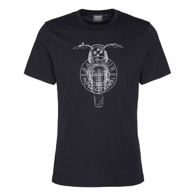 Barbour International Strike T-Shirt — Grey Marl