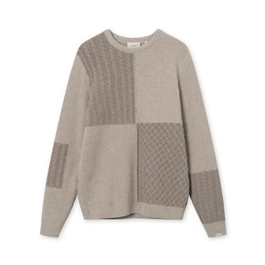 forét Walnut Patchwork Knit