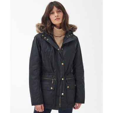 Barbour Alexandria Quilted Jacket — Classic Black