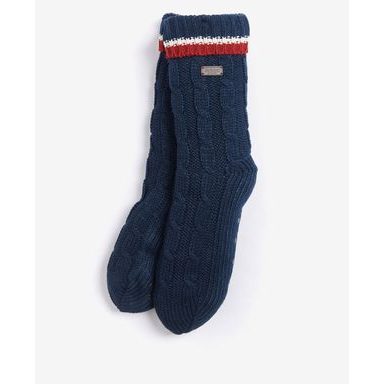 Barbour Houghton Stripe Socks — Olive/Butternut