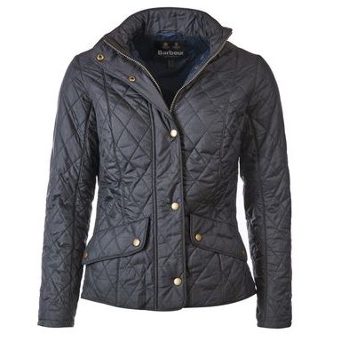 Barbour Flyweight Cavalry Quilted Jacket — Navy