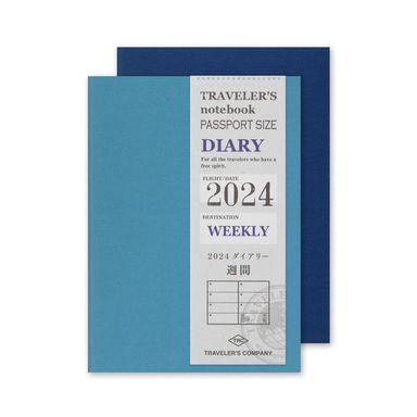 TRAVELER'S notebook Passport-Size 2024 Diary — Weekly