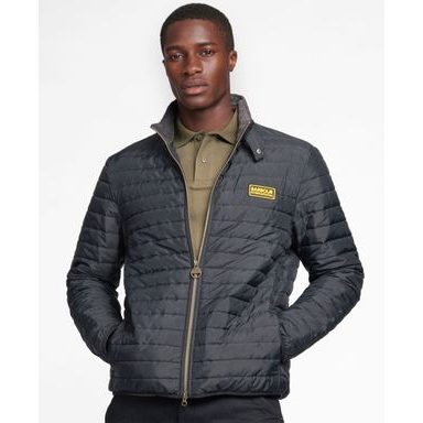 Barbour Quilted Lutz Jacket — Navy