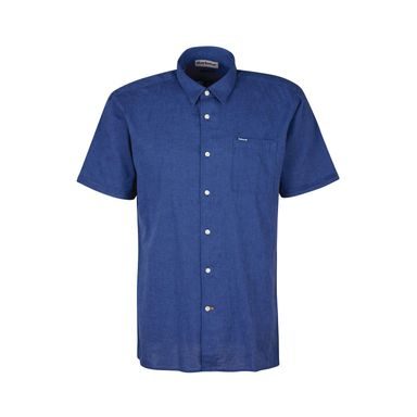 forét Bush Seersucker Shirt — Navy