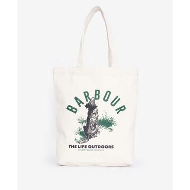 Barbour Printed Canvas Tote