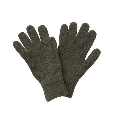 Barbour Lambswool Gloves — Olive