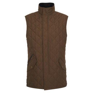 Barbour Fernwood Quilted Gilet — Dark Olive