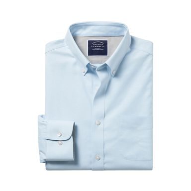 Charles Tyrwhitt Showerproof Cotton Raincoat — Limestone