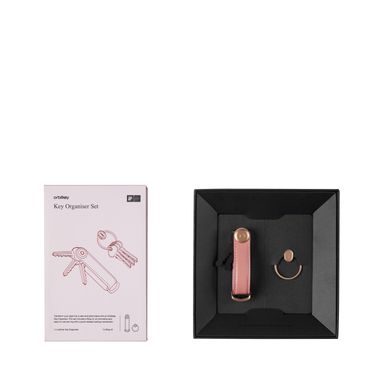 Orbitkey Key Organiser Set + Ring — Rose Gold