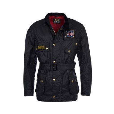 Barbour International Union Jack Wax Jacket - M