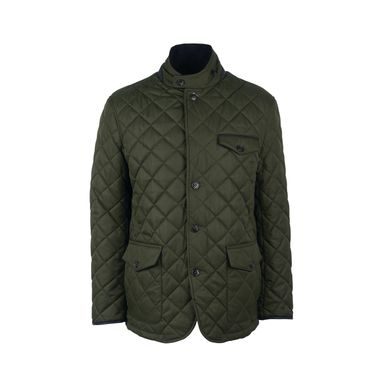 Brooksfield Quilted Corduroy Jacket — Navy