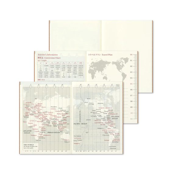 TRAVELER'S notebook Passport-Size 2024 Diary — Monthly