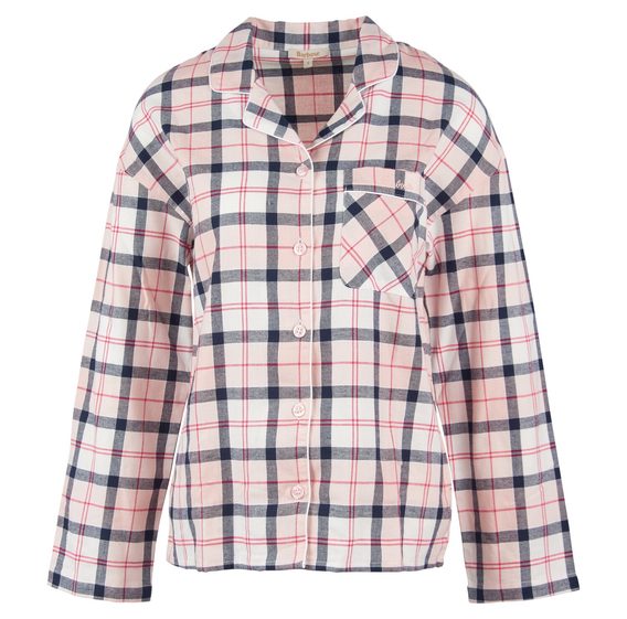 Barbour Ellery Pyjama Set — Pink/Navy Tartan