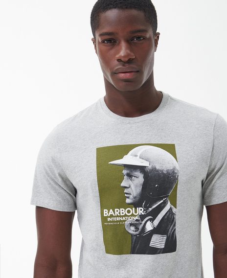 Barbour International Greyson T-Shirt — Grey Marl