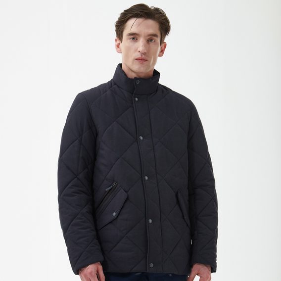 Barbour Winter Chelsea Quilted Jacket — Classic Navy