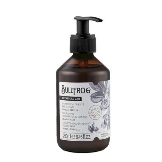 Vyživující šampon na vlasy a vousy Bullfrog (250 ml)