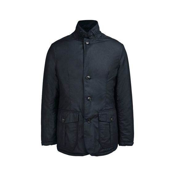 Barbour Winter Lutz Wax Jacket — Classic Black