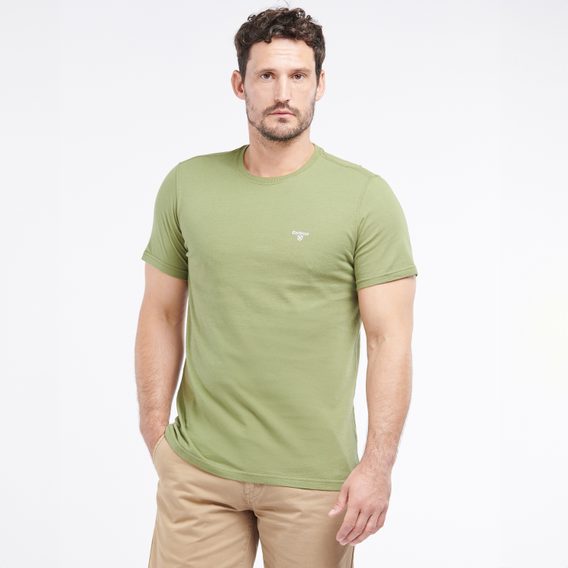 Barbour Essential Sports T-Shirt — Lime