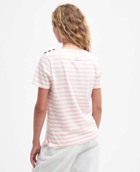 Barbour Ferryside T-Shirt — Shell Pink