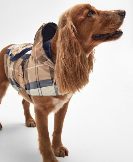 Barbour Packable Tartan Dog Coat — Primrose Hessian