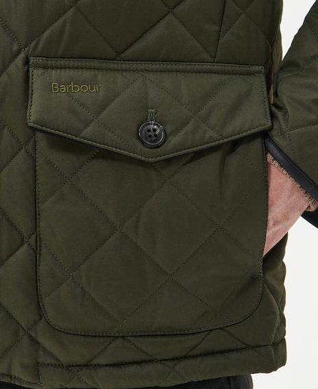 Barbour Horton Quilted Jacket — Sage
