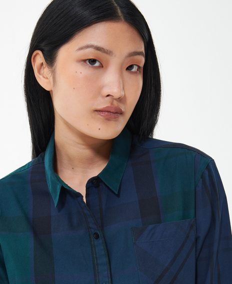 Barbour Perthshire Shirt — Sage Tartan