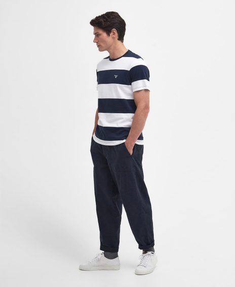 Barbour Whalton Striped T-Shirt — Clasic Navy