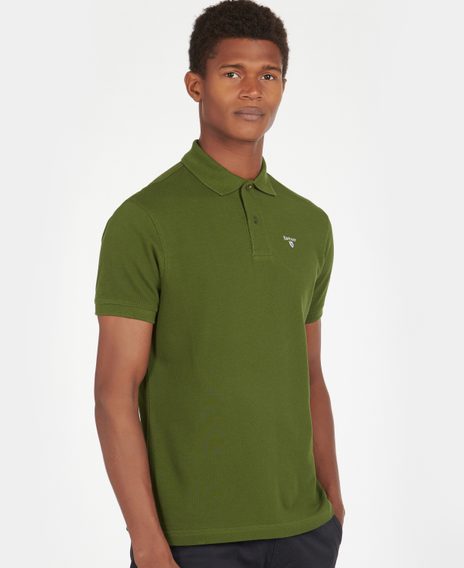 Barbour Sports Polo Shirt — Ranger Green