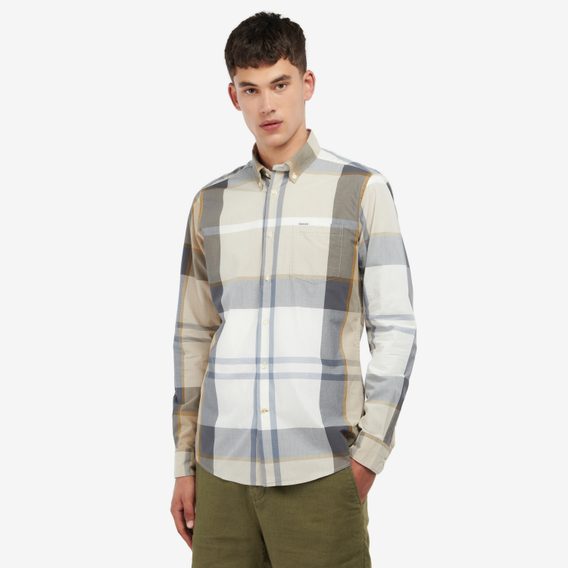 Barbour Harris Tailored Shirt — Amble Sand Tartan