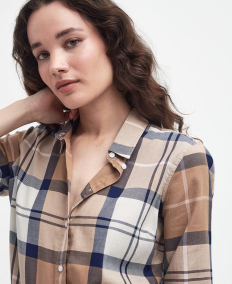 Barbour Bredon Shirt — Primrose Hessian Tartan