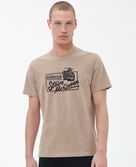 Barbour International Eddie T-Shirt — Stone Marl