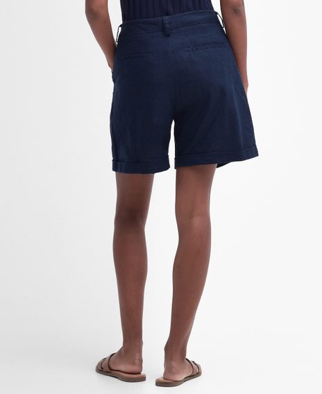 Barbour Darla Tailored Shorts — Classic Navy