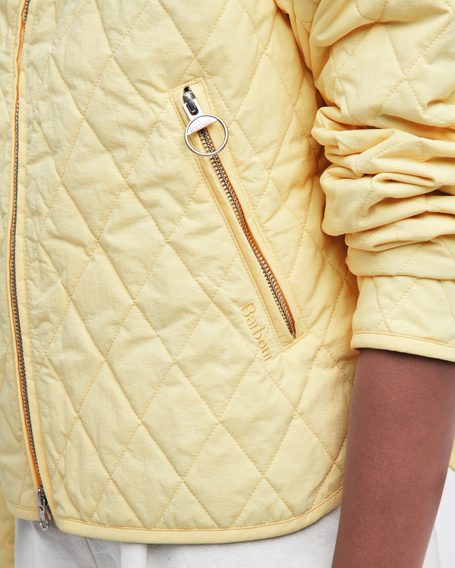 Barbour Caroline Quilted Jacket — Lemon Souffle