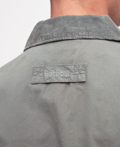 Barbour Cotton Salter Overshirt — Agave