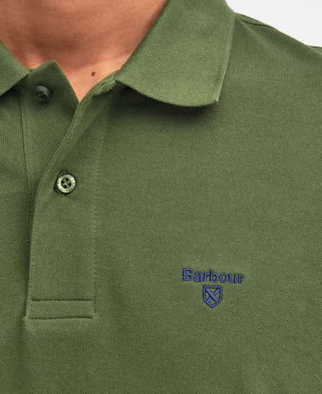Barbour Lightweight Sports Polo Shirt — Rifle Green