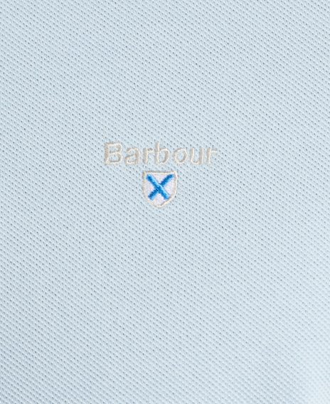 Barbour Sports Polo Shirt — Sky Blue