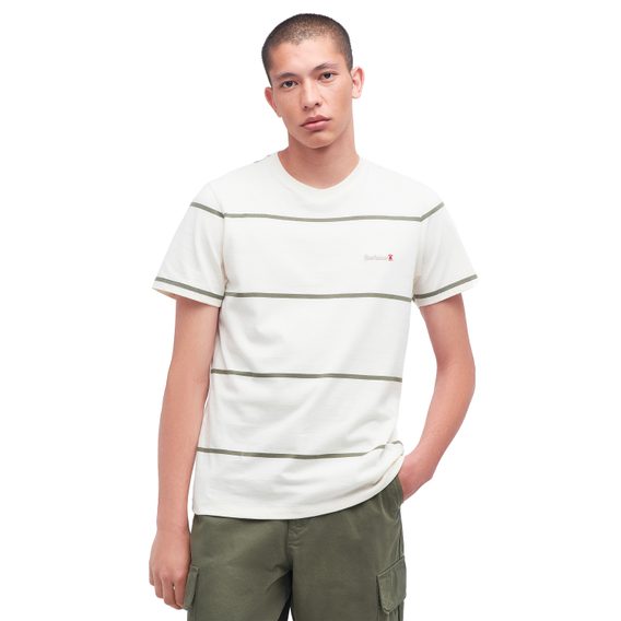 Barbour Dart T-Shirt — Whisper White