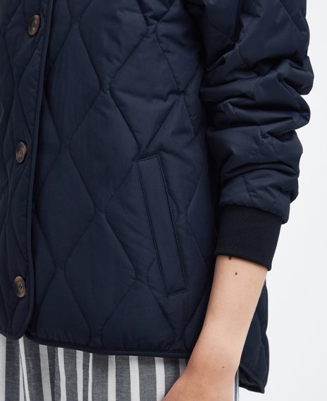 Barbour Bickland Quilted Jacket — Dark Navy