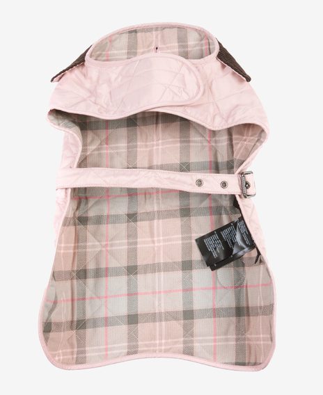 Barbour Quilted Dog Coat — Pink